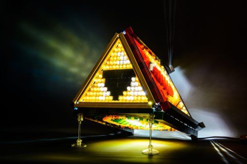 Mosaic Legend of Zelda Spiritual Stone Lamp