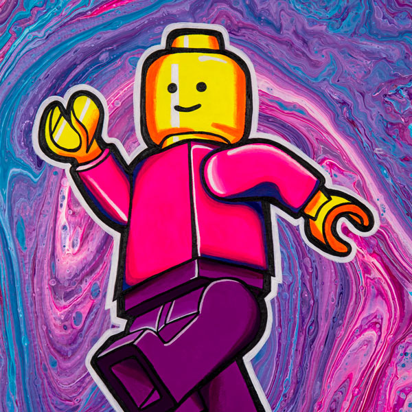 Pink & Purple Minifigure